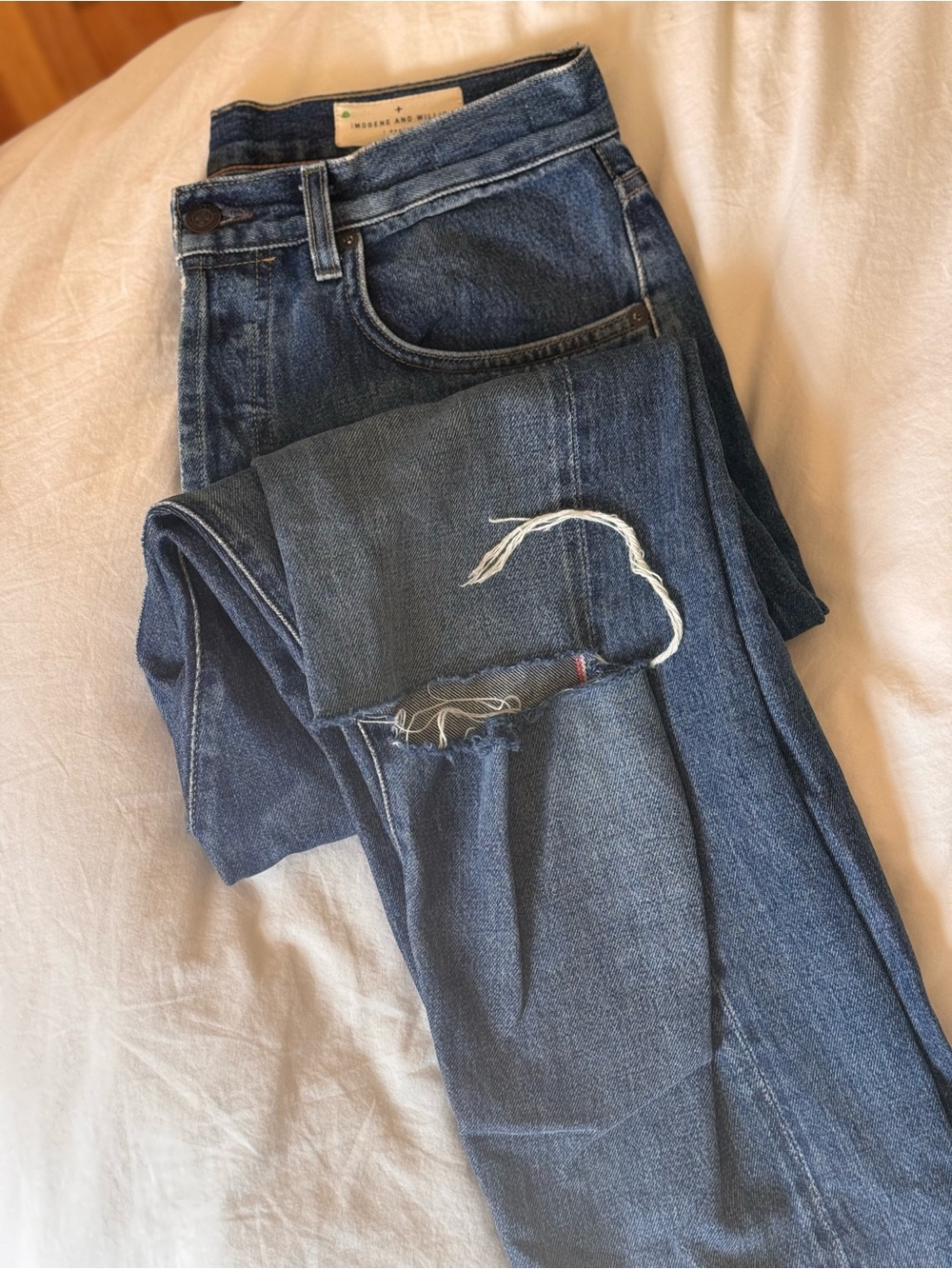 Imogene + Willie Harper Selvage Distressed Jeans